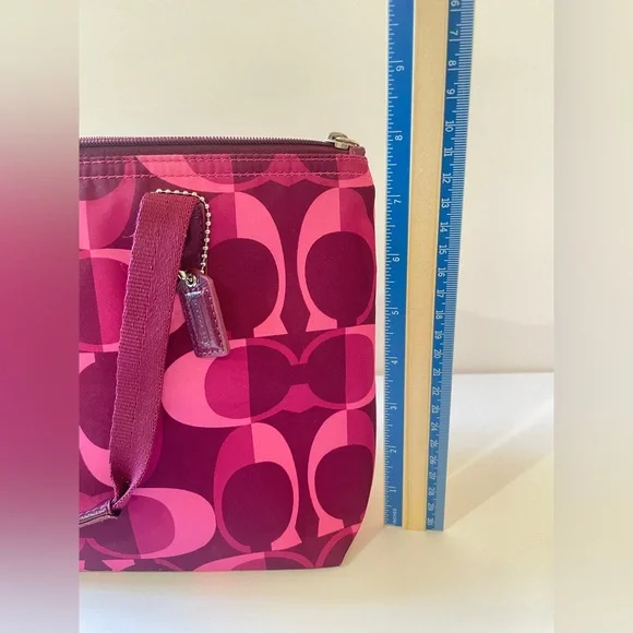 Coach Pink Tote and Pouch Set - Picture 12 of 16